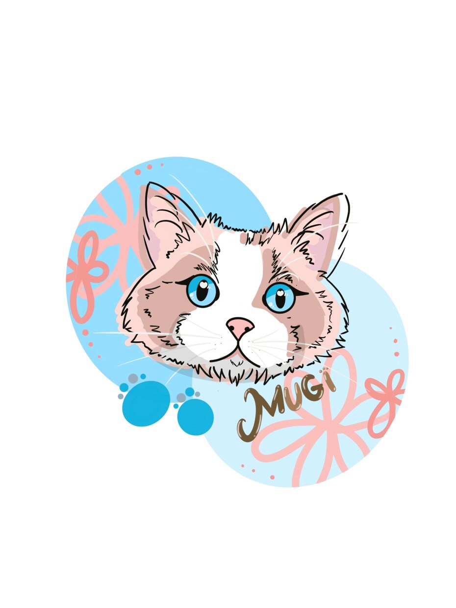おしゃれポップな似顔絵描きます♡ます 格安♡SNS画♡愛ペットをおしゃれポップ似顔絵♡ イメージ7