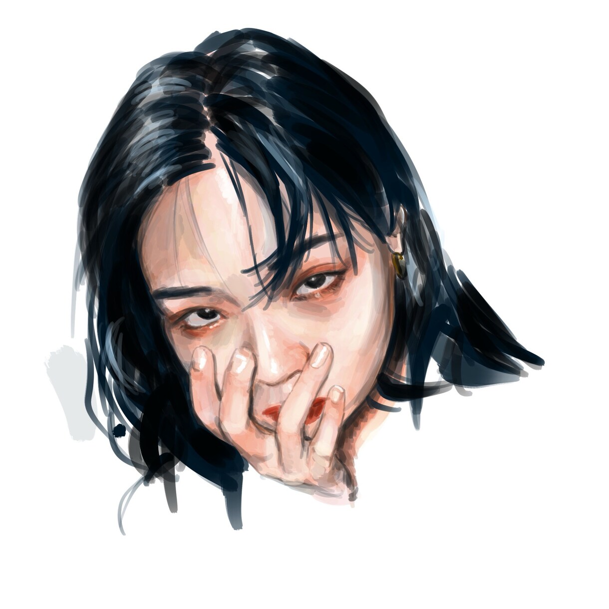かっこいいクールなリアル系の似顔絵を描きます 家族、友人、推しにクールな似顔絵をプレゼントしてみませんか？ イメージ9