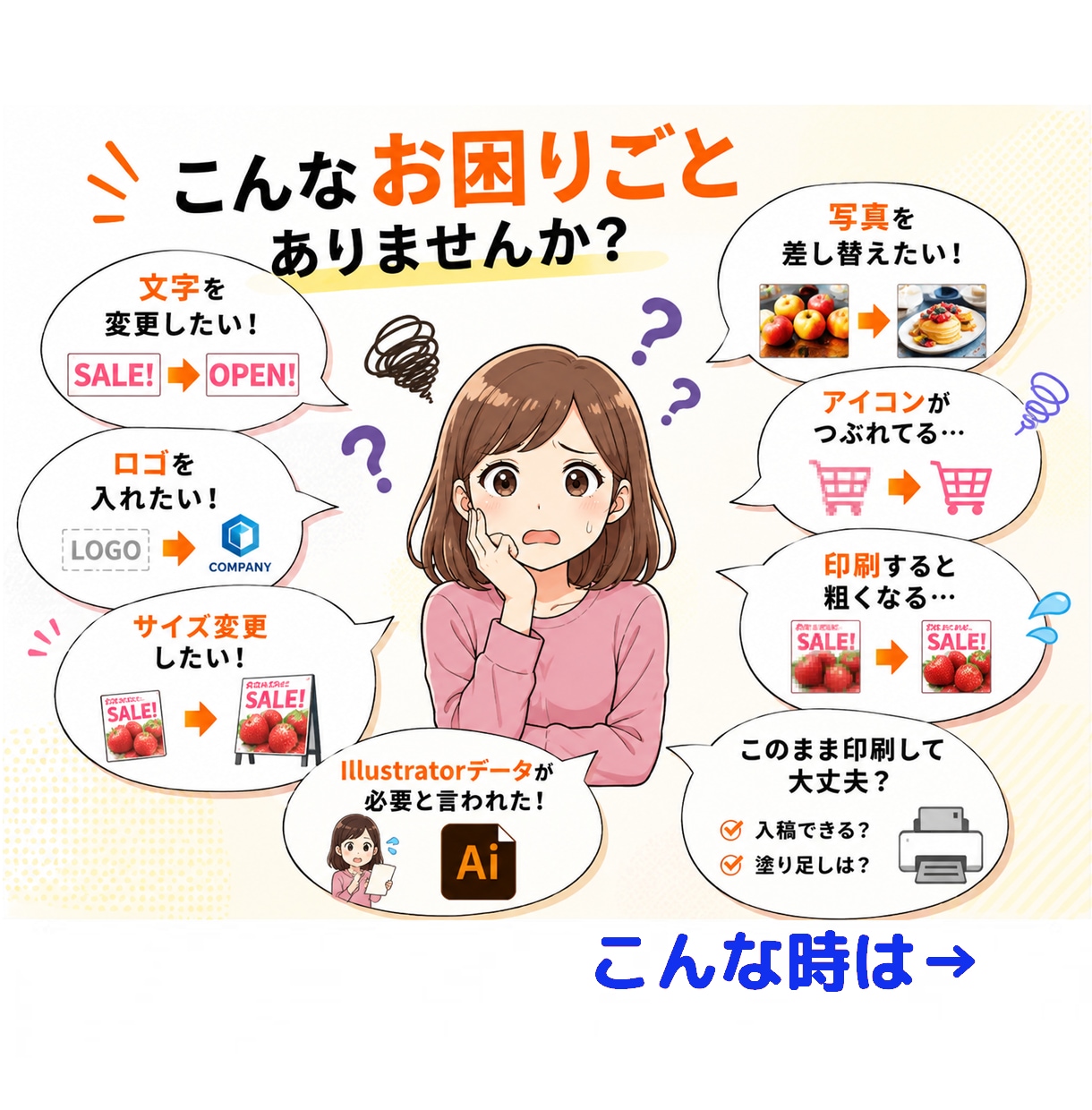 AI生成画像／そのまま使えない問題解決します ⭐︎その画像を編集可能データにトレース！ イメージ2