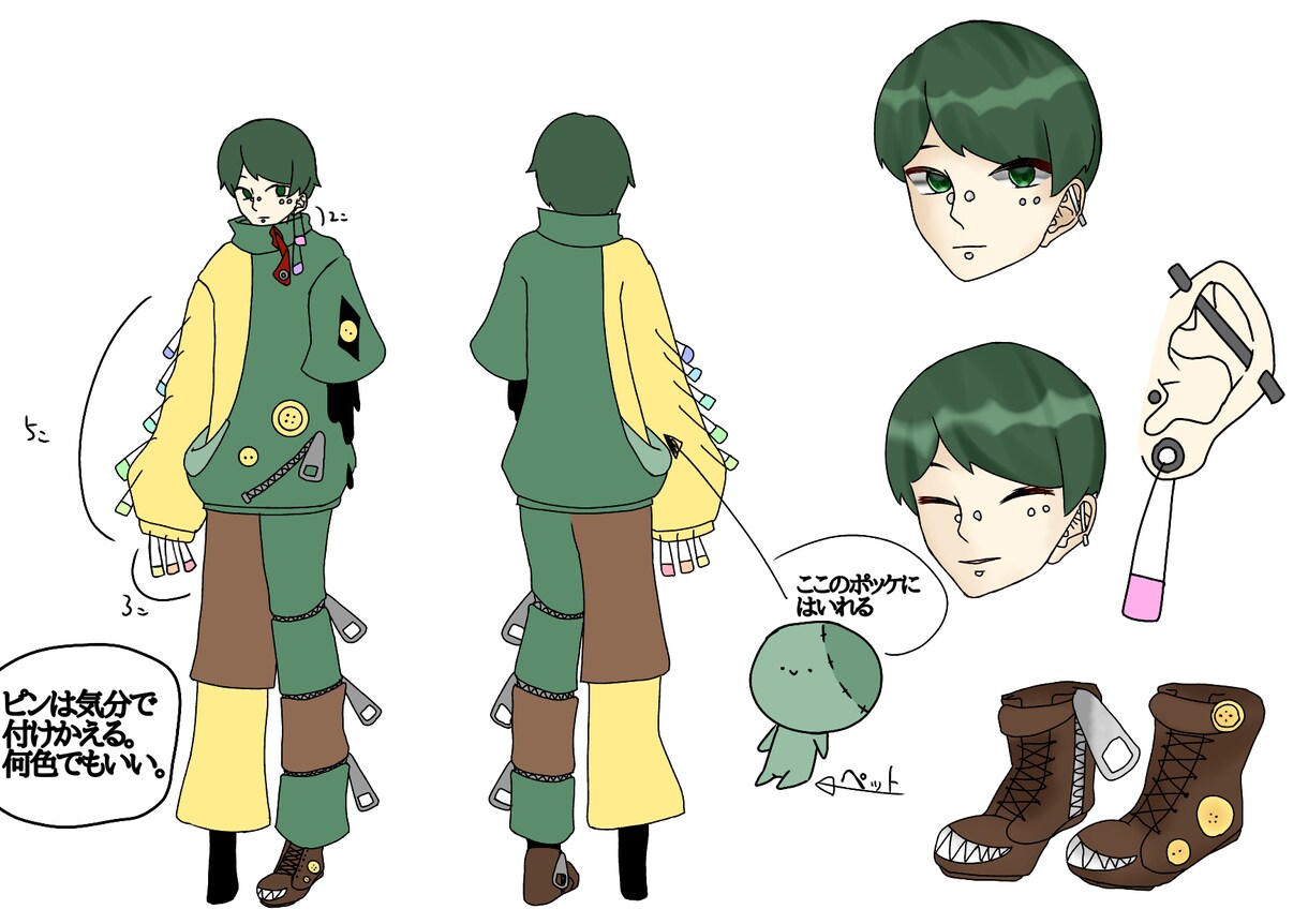 キャラクターデザインをします 他の人とは違うキャラクターデザイン イメージ2
