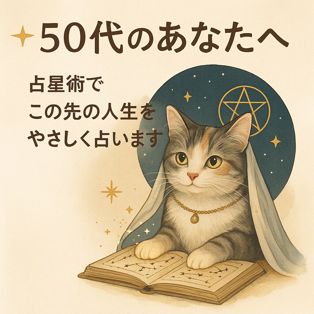 女性のためのこれからを豊かにする星読み鑑定します 星と猫が紡ぐ、あなたのための物語。もっと豊かにあたならしく！ イメージ3