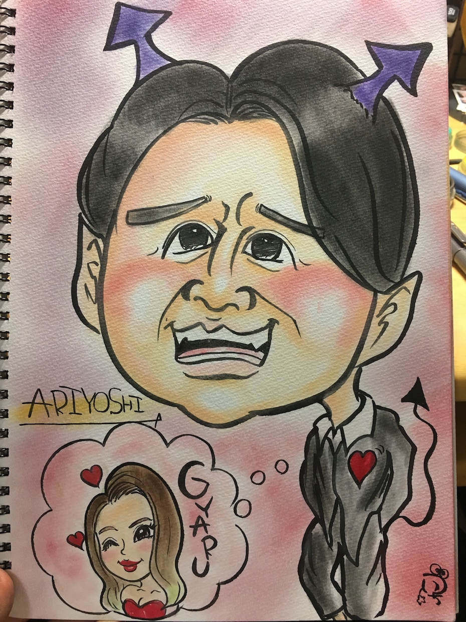 お写真から似顔絵描きます 大切な人にプレゼントしたいあなたへ イメージ2