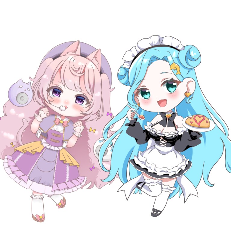 3名様限定 お安くミニキャラ制作します 配信やグッズ等でお使いください イメージ3