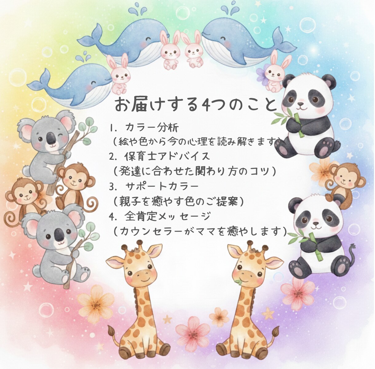 元保育士診断！わが子の絵を心のラブレターに替えます 絵から読み解く子どもの本音。癒やしの動物診断カード付！ イメージ2