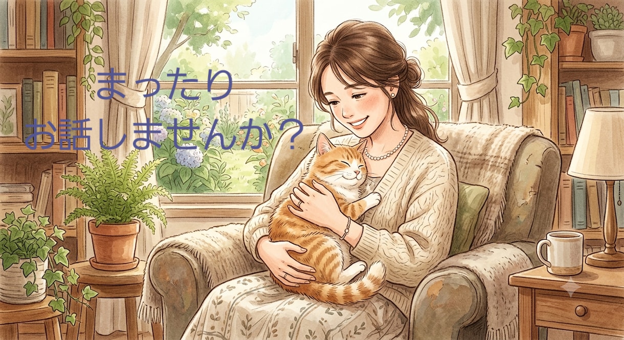 何気ないお話お聞きします ある日突然、孤独を感じる。そんな時に話しませんか？ イメージ1