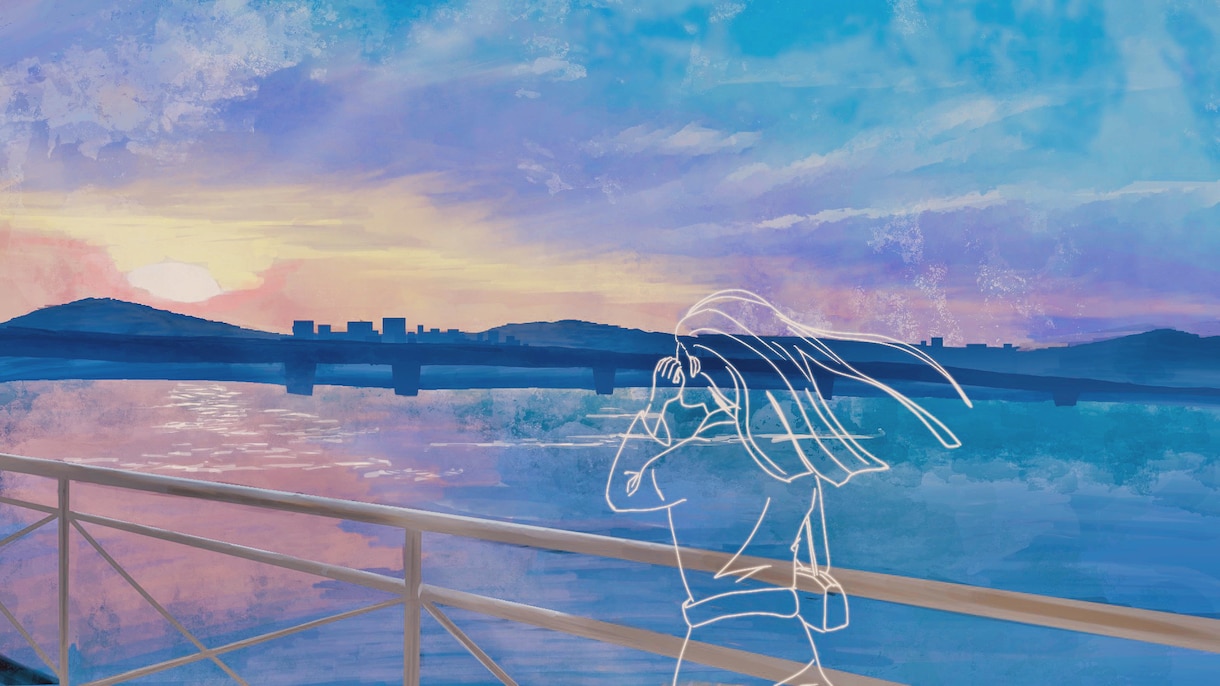 ポスターやMVに！エモい風景イラスト描きます ヒアリングを重ね、一緒に満足できる絵を完成させましょう！ イメージ7