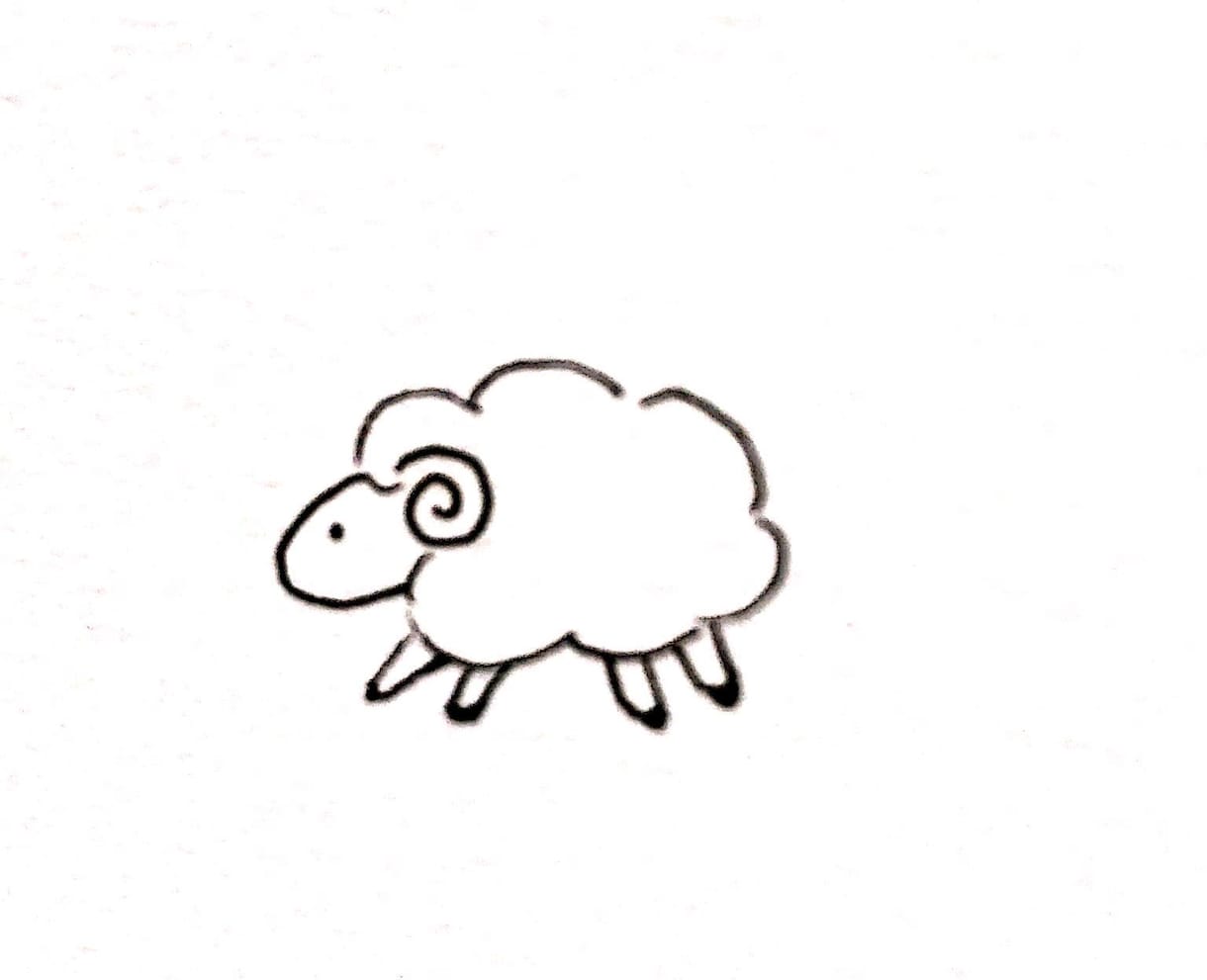 シンプル、味のあるイラストをペンや筆ペンで描きます 食べ物や動物のイラストが得意です。 イメージ6