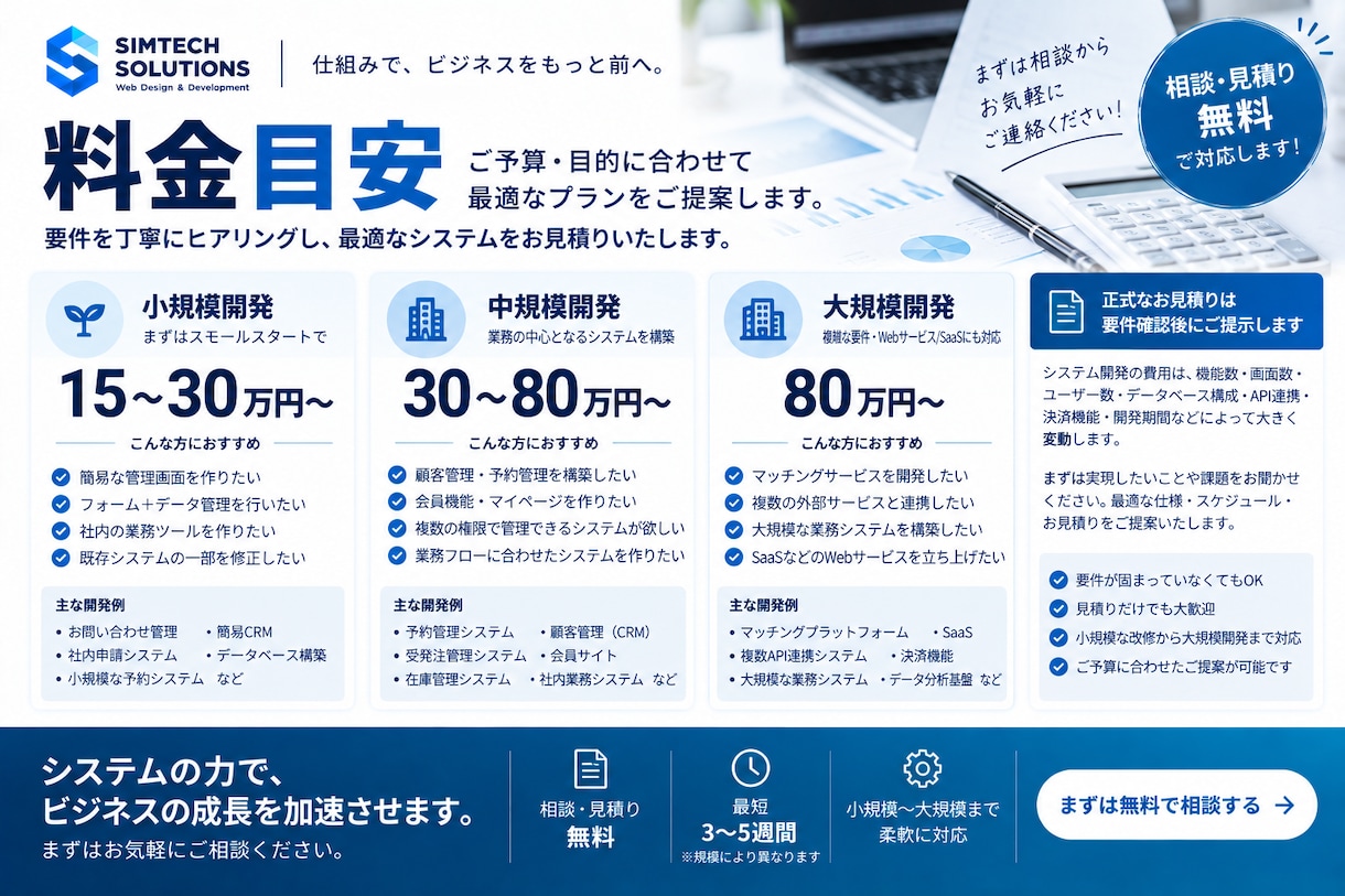 業務効率化するWebシステムを開発します 要件整理・開発・公開一括対応｜管理画面・顧客管理など柔軟に イメージ5