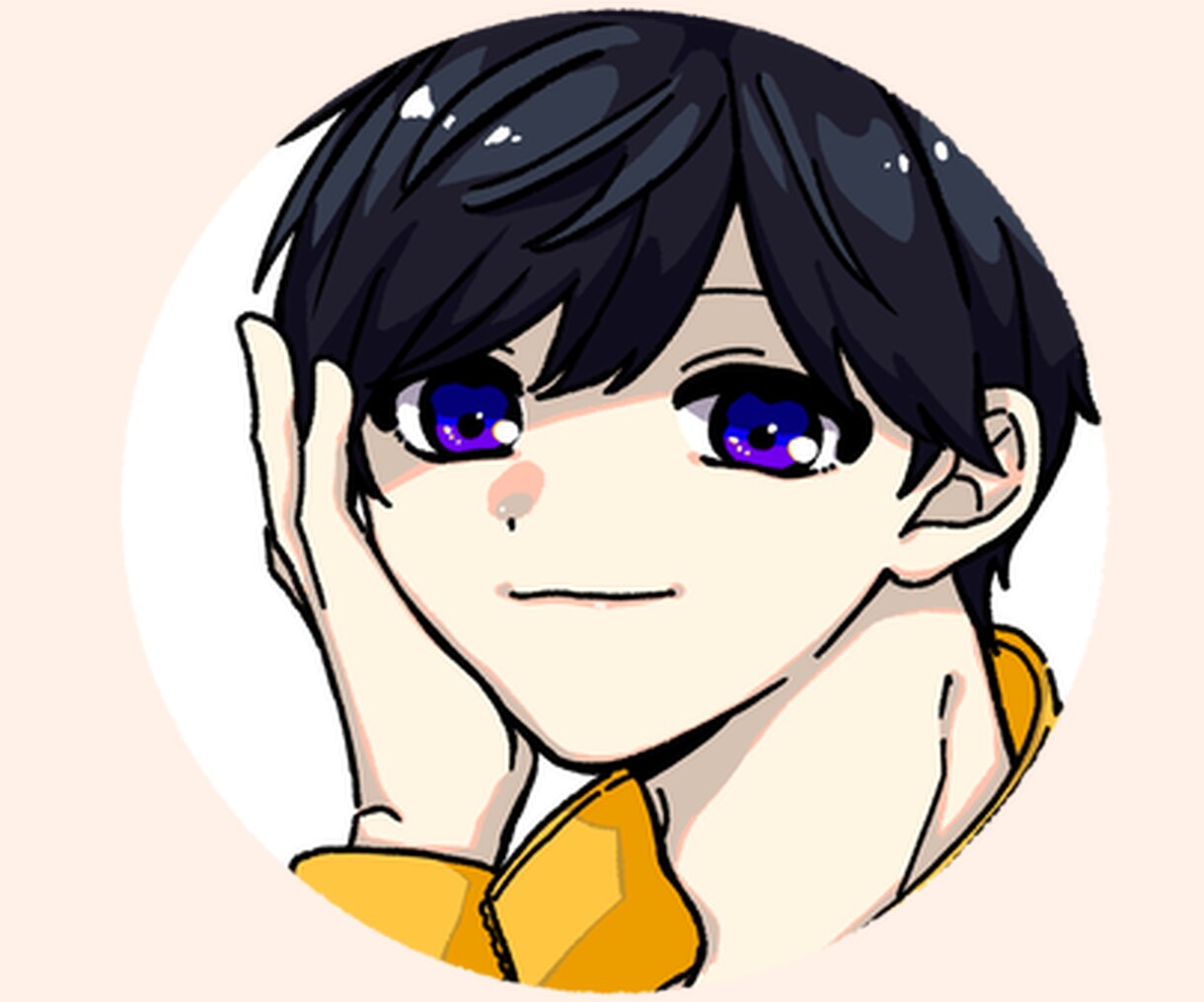 ポップできれいなSNS用アイコン作成します あなただけのかわいいくて、きれいなイラスト描きます！ イメージ4
