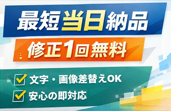 スピード納期でプロのデザインを実現します 現役のデザイナーが作るのでご安心を！ イメージ3