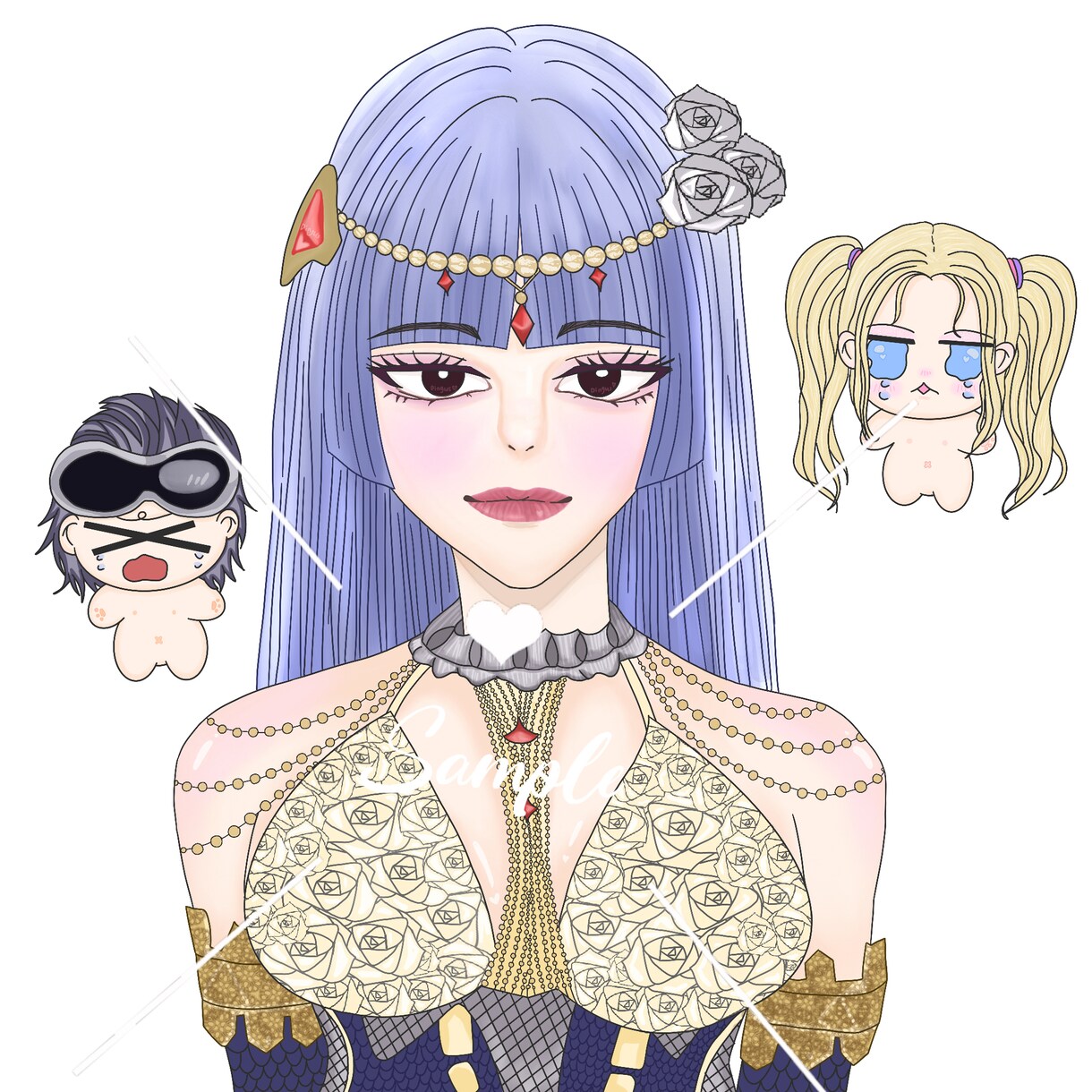簡単なアイコン・夢絵イラストを制作します かわいい／かっこいい 雰囲気のシンプルなイラストです イメージ4
