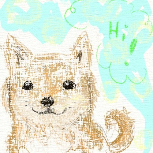 あなたのペットちゃんの絵をほんわかした雰囲気で描きます！ イメージ3