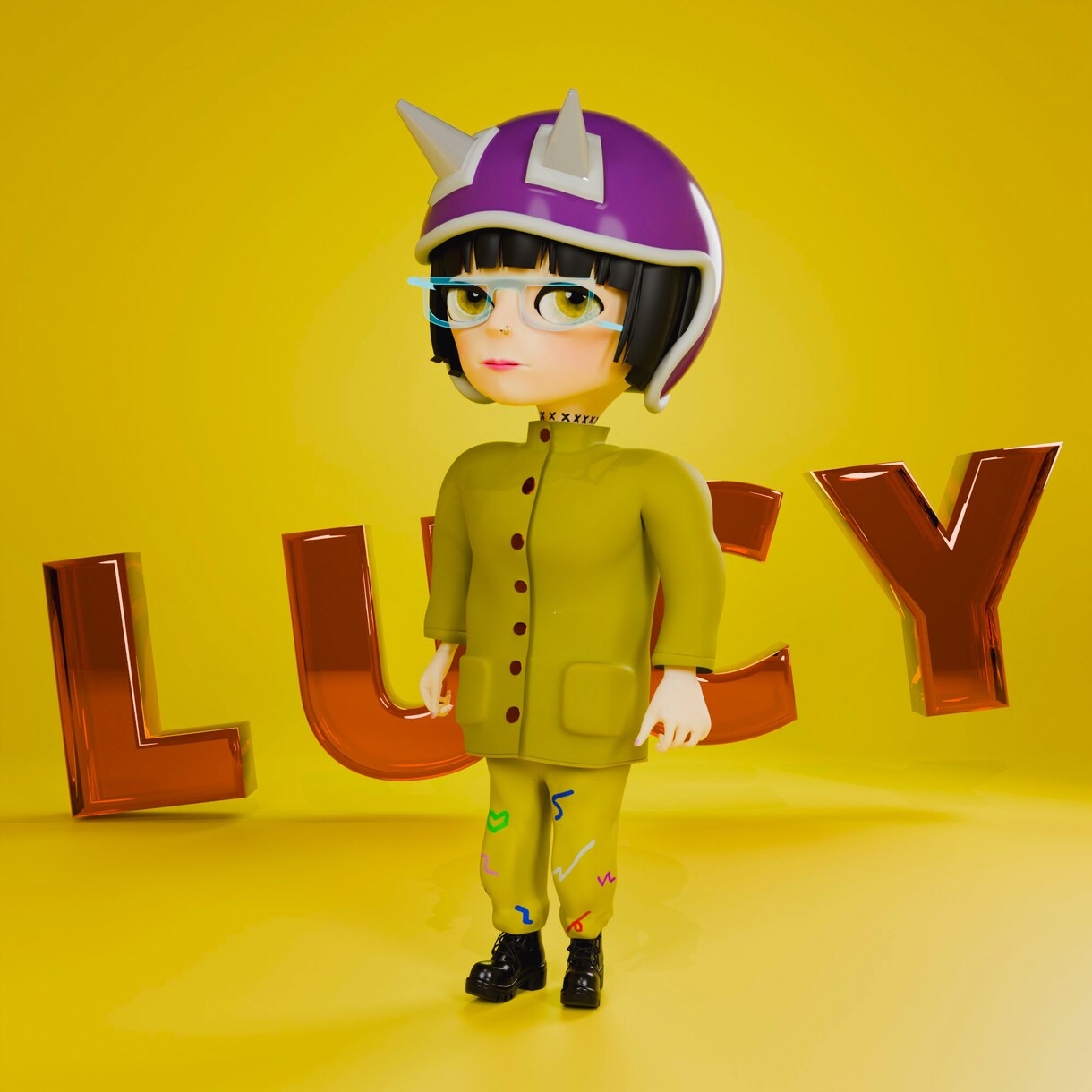 3DCGで世界に１つだけのキャラクターを作ります ご自身を3Dキャラクターにしてみませんか？？ イメージ1