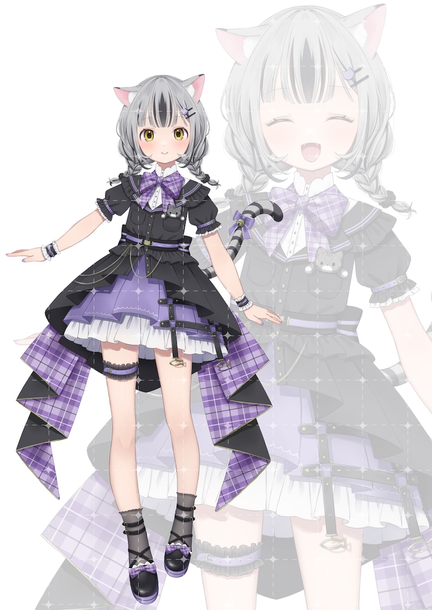 IRIAM、VTuber、動画用等の立ち絵描きます 商用利用可能！頭から足までこだわって描きます！ イメージ2