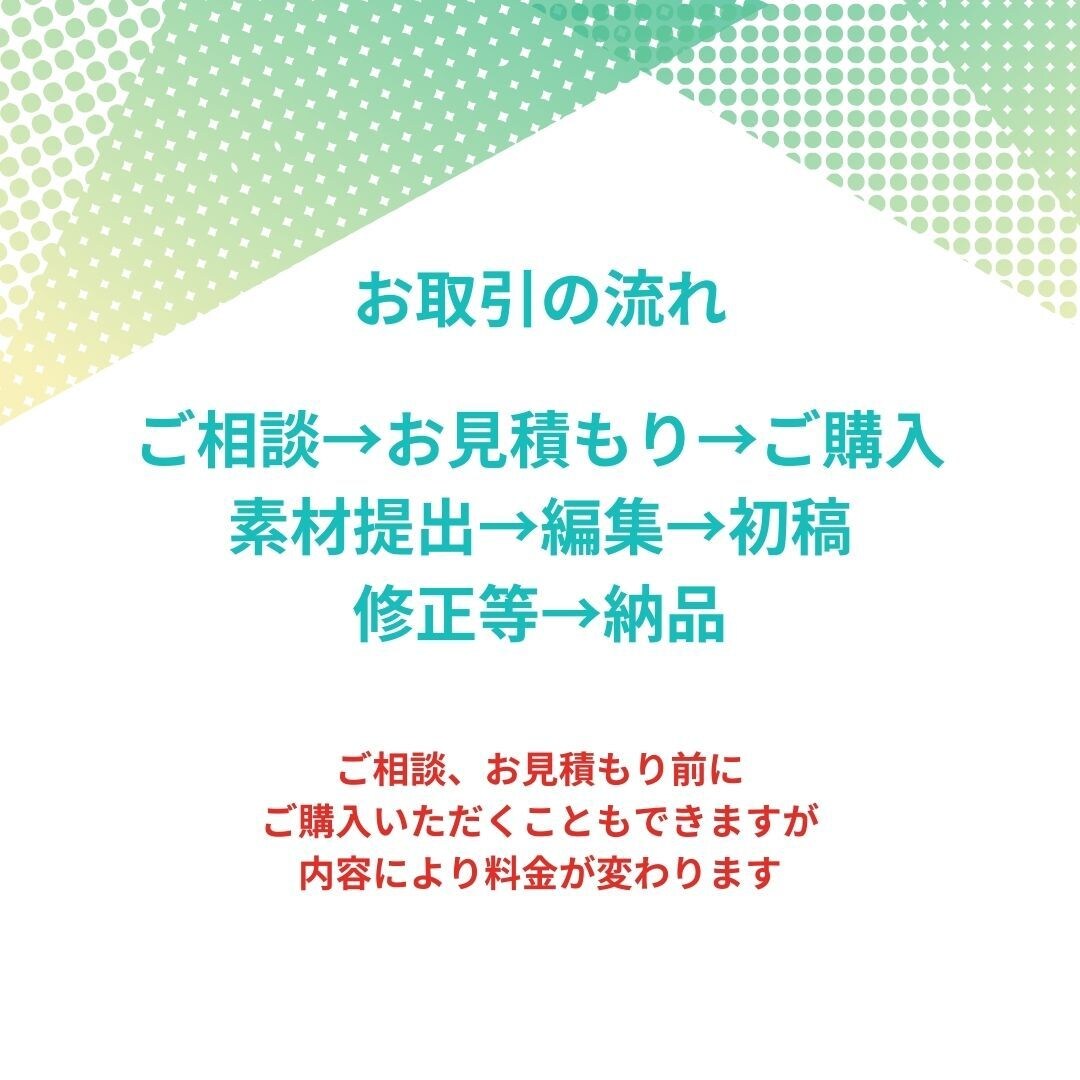 アクセス数・視聴維持率を意識した動画制作します 月50本以上納品実績のある動画編集チームが動画制作 イメージ5