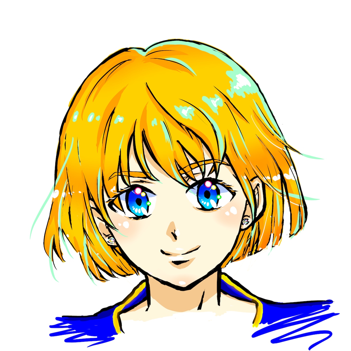 ご依頼のイメージをもとにイラスト描きます 明るい画風が得意です！可愛いカッコイイどちらも描けます。 イメージ1