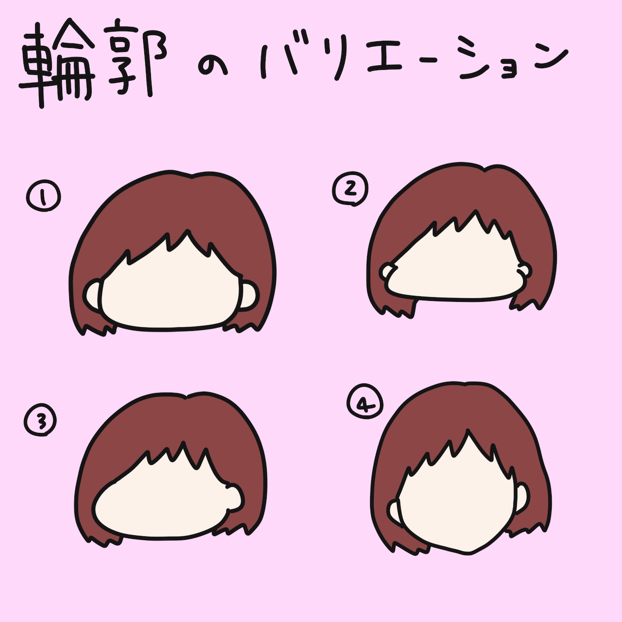ゆるかわな似顔絵アイコンお描きします ご希望の方には別途線画もお付けします！ イメージ4