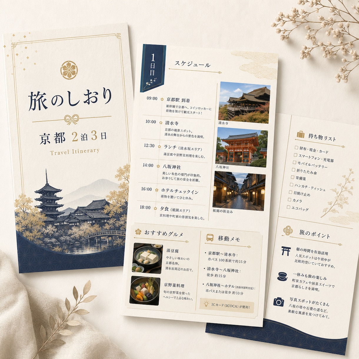 旅行プラン・旅のしおりを作成します 旅行計画からしおり作成まで、あなただけの旅プランを作成 イメージ2
