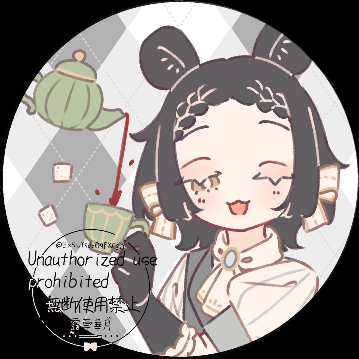 可愛らしい女の子のアイコンイラストを描きます SNSのアイコンに使える女の子のデフォルメイラスト イメージ6