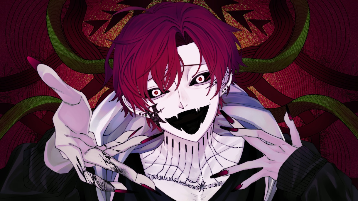 歌ってみたや実況配信などの動画用イラストを描きます 動画の顔となるサムネイラスト制作 イメージ6