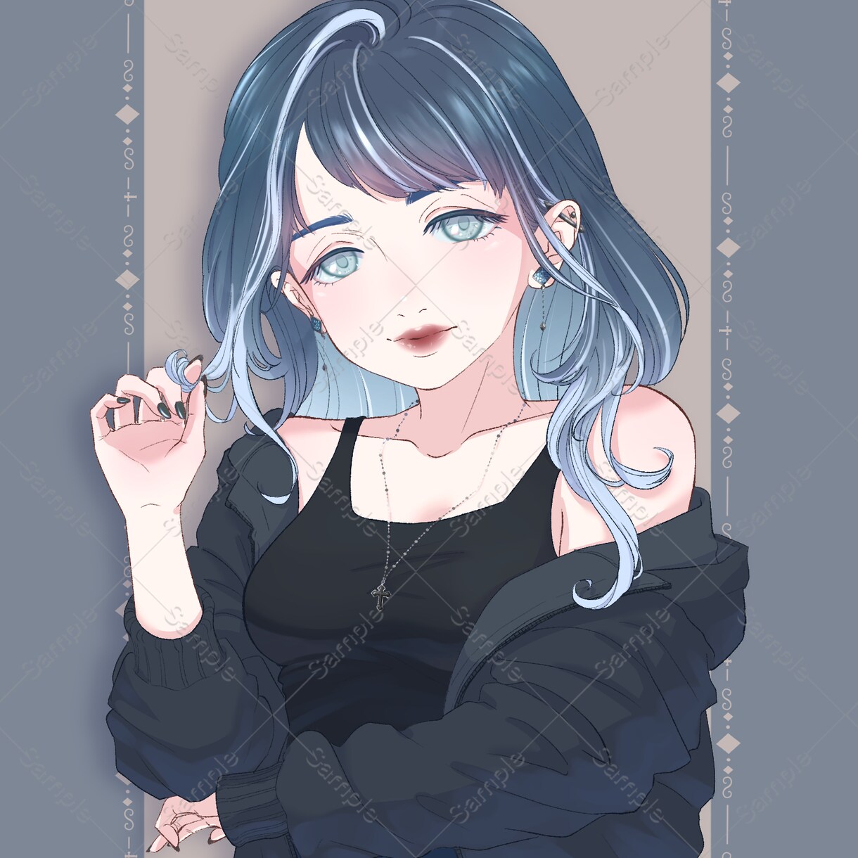 SNS用アイコン、一枚絵、立ち絵を作成いたします かわいい＆かっこいいイラストを作成＊丁寧に対応いたします！ イメージ5