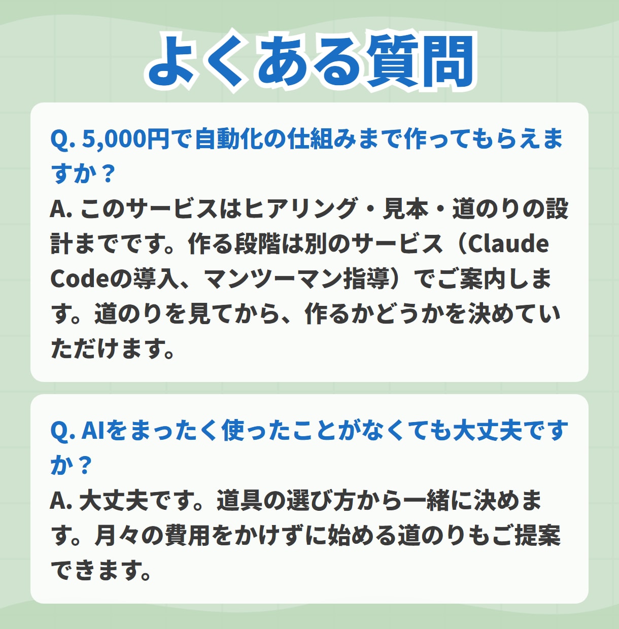 AI自動更新YouTubeの始め方を設計します ヒアリングと見本で、あなた専用の道のりを イメージ8