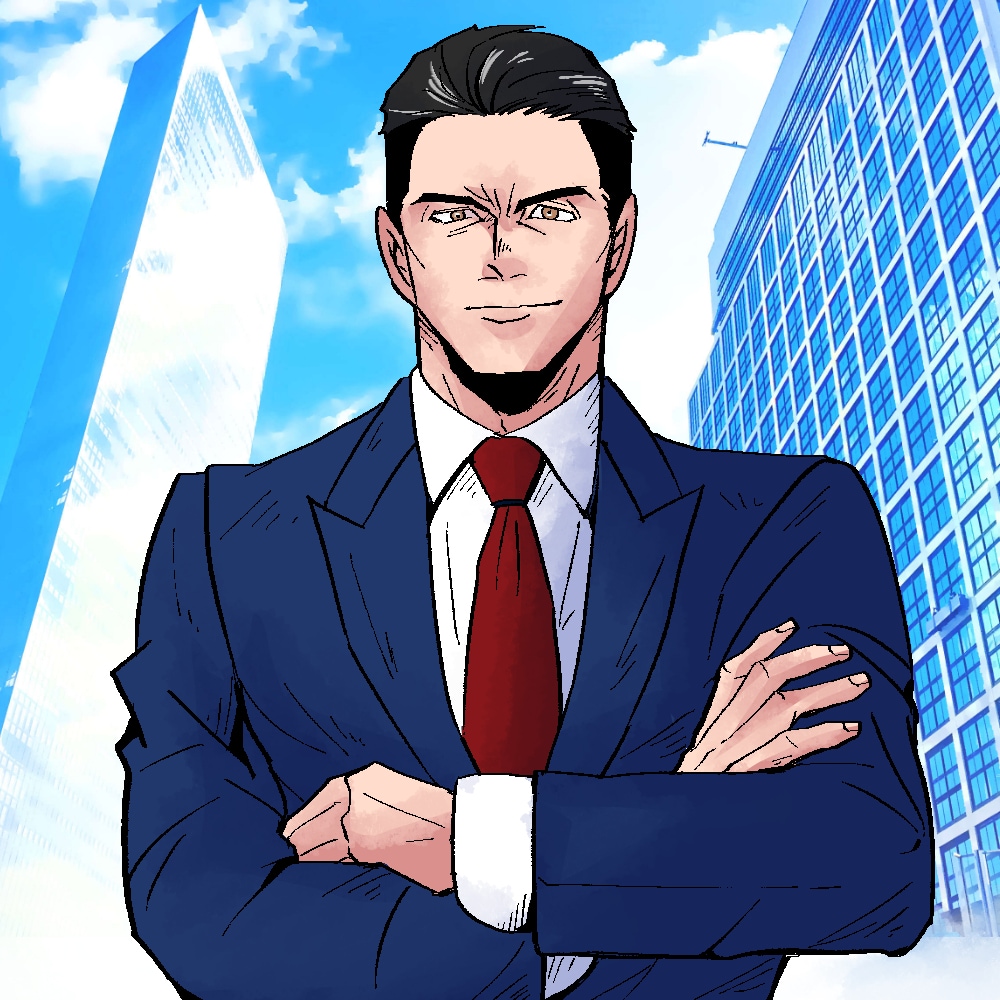 プロのイラストレーターが好印象男前アイコン描きます マッチョな筋肉が得意な個性的なアメコミ風絵★似顔絵風可 イメージ4