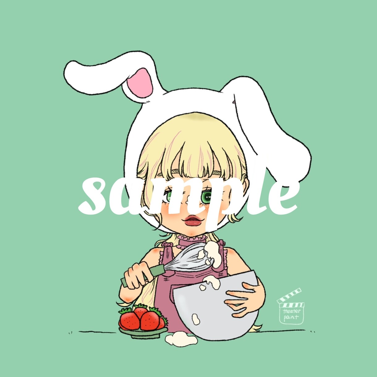 イラストオーダー　可愛い女の子のイラスト描きます ゆるふわで可愛い女の子たちのオリジナルイラスト イメージ4