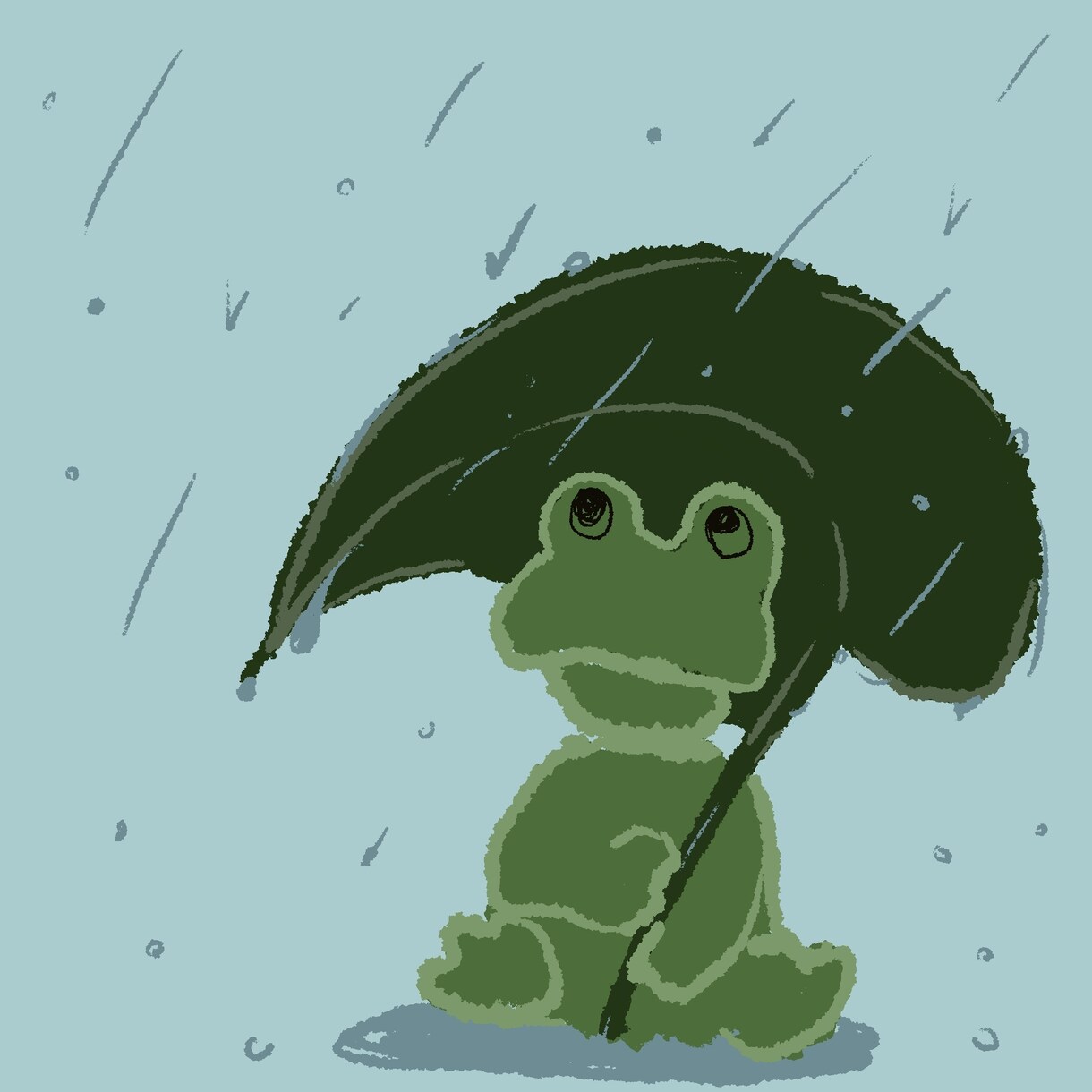 気になる...独特な味のあるイラスト描きます どこか哀愁漂う、なんだか愛着が湧く、そんな絵をお届けします イメージ6