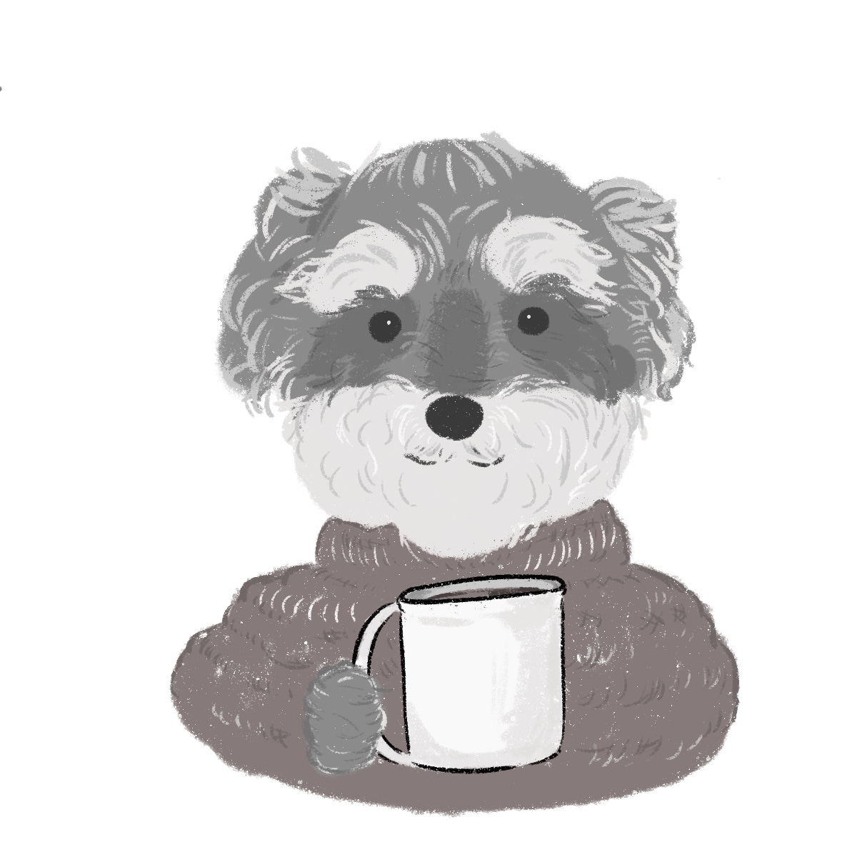 ペットの絵本風のイラスト描きます 犬、猫、うさぎ等色々な動物をふわふわ絵本に出てきそうな絵に！ イメージ4