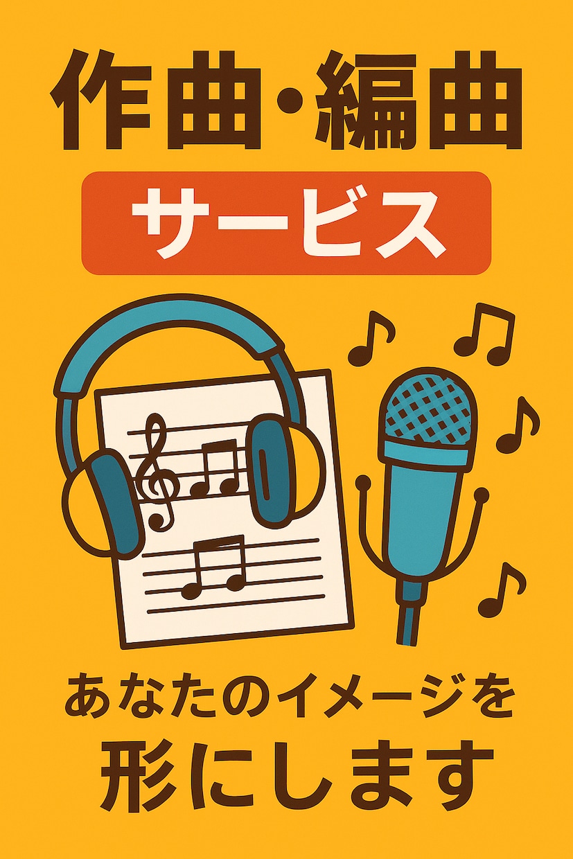BGMから歌モノまで！あなたのイメージを形にします ジャンル問わず対応！初心者の方も安心◎丁寧にヒアリングします イメージ1