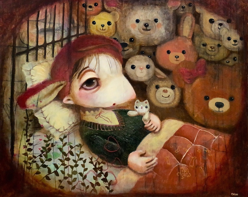 ３つのキーワードから妖精さんの空想画を描きます メルヘンな絵画をお家に飾りませんか？ イメージ4