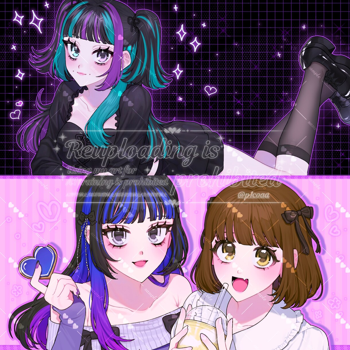 人物メインのイラストをお描きいたします あなたの創作のお手伝いさせてください♪ イメージ4