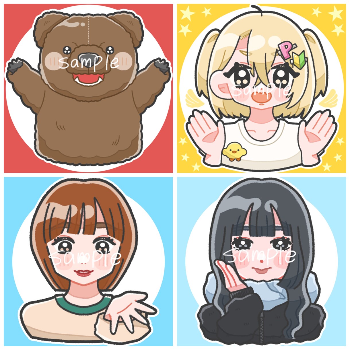 ゆるくてかわいい一枚イラスト描きます 生誕祭イラスト、配信待機画面、歌ってみたサムネなどに♪ イメージ6