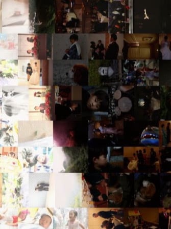 貴方の大切なお写真でモザイクアートを作ります ウエルカムボードや思い出をまとめるプレゼントに最適です！ イメージ5