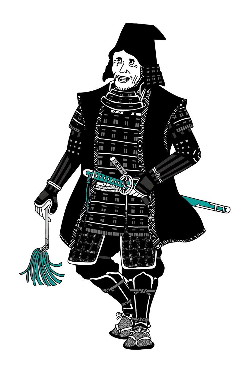 甲冑着せて似顔絵描きます ●全身を描写。●甲冑のデザインは応相談。 イメージ2