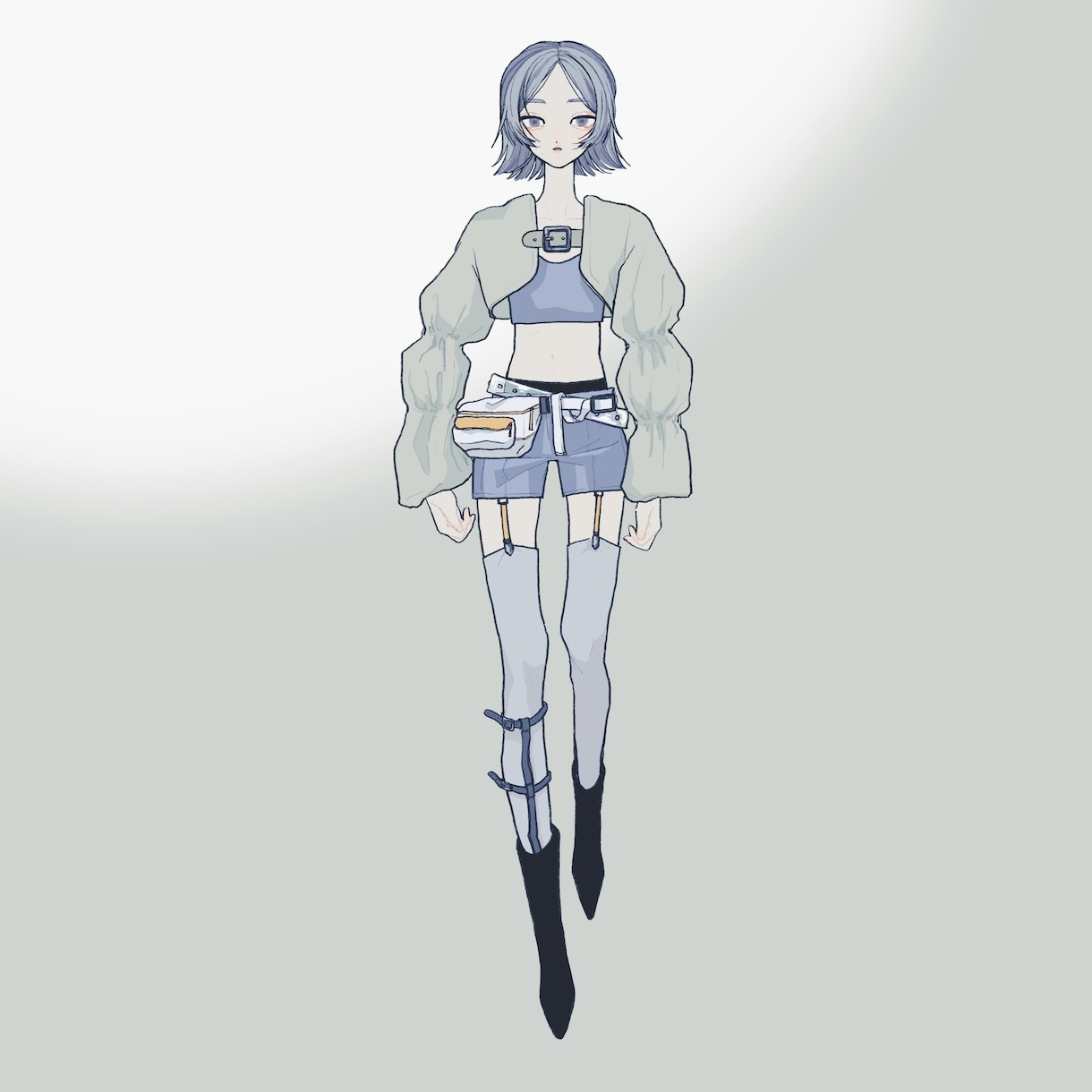 お洒落で個性的なファッションイラスト作成します お洒落で個性的な女の子たちを作成いたします。 イメージ7
