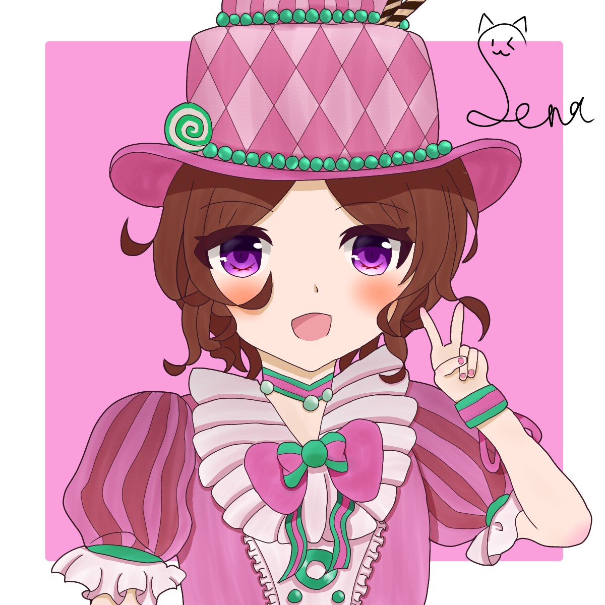 最短は3日？貴方の希望のキャラクターを描きます オリジナルキャラクターもOK(女キャラ限定) イメージ4