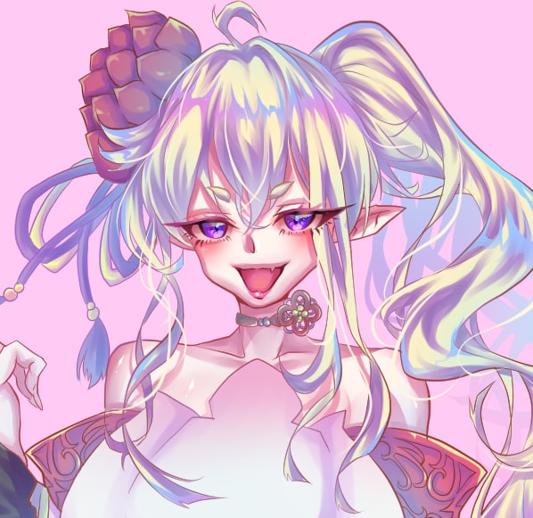 カラフルアニメ塗りで目立つ美少女アイコン描きます オリジナルキャラをイラスト化⭐︎ラフ2案から選べて安心！ イメージ3