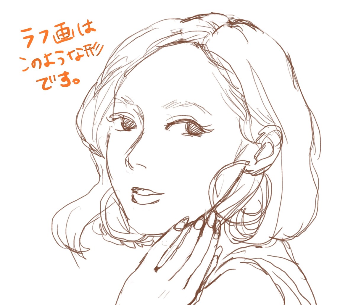 綺麗で優しい印象の似顔絵イラストを描きます 水彩テイストで優しい印象！アイコンや挿絵に イメージ4