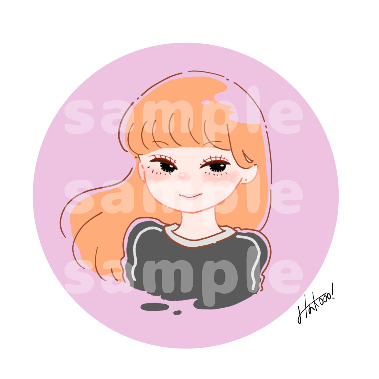 レトロポップなイラストをお届けします レトロポップで可愛い！◎SNSのアイコンにおすすめ イメージ4