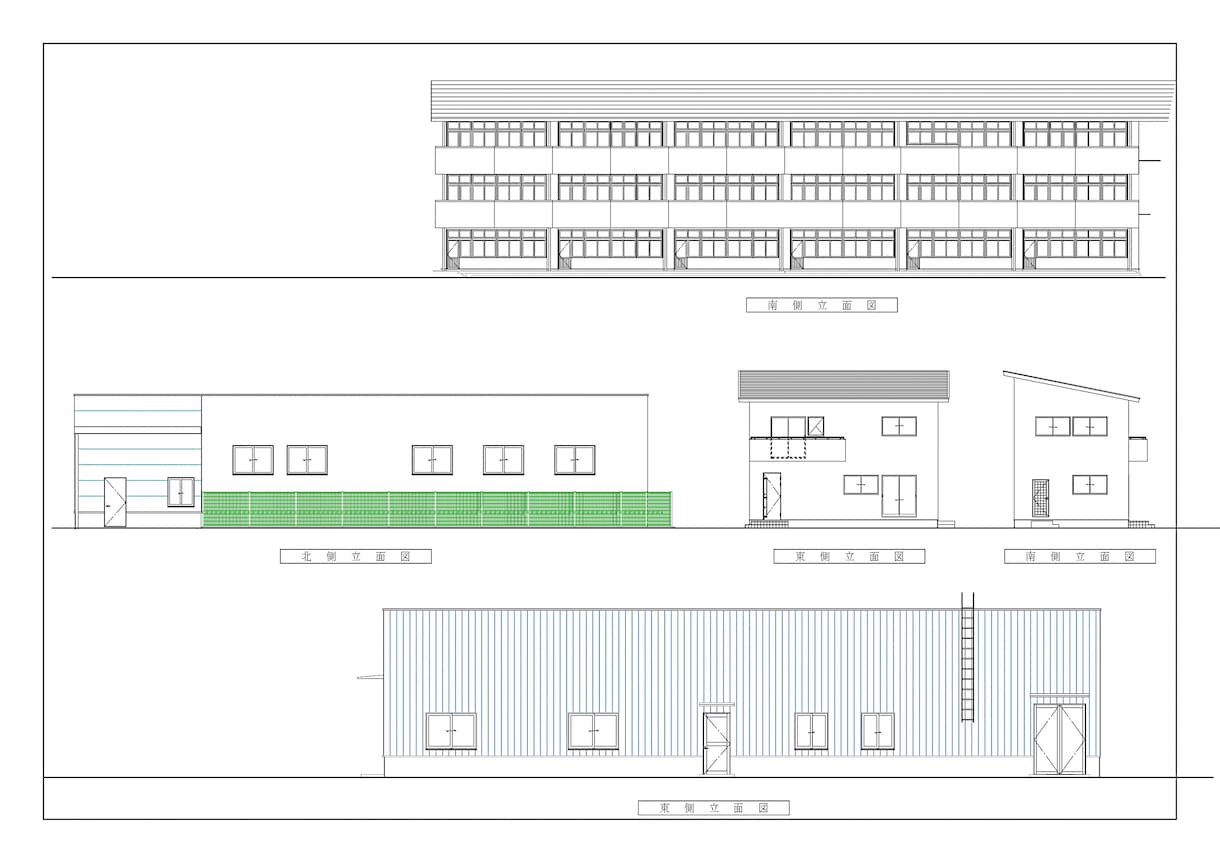 一級建築士が手書図面をトレース・CAD化します DRACAD対応/JWW・DXF・SFC・PDF・他変換可能 イメージ5