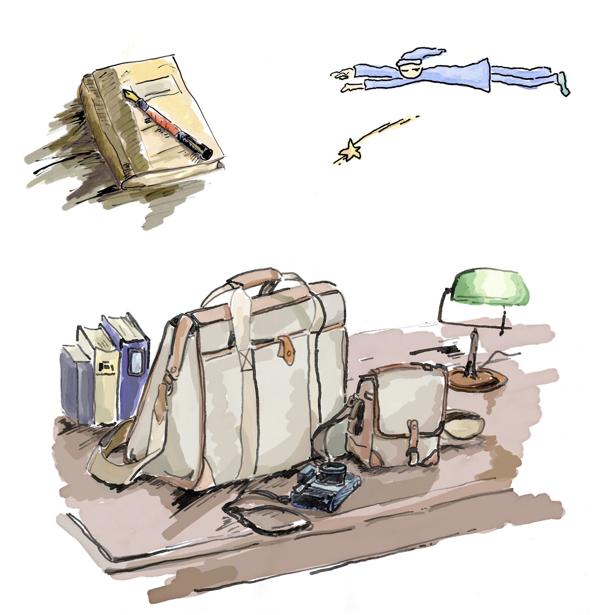 手描きアナログ感満載のおしゃれなイラスト作成します 手描きならでの風合いで差別化！ イメージ4