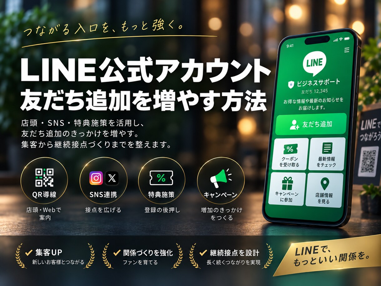 LINE公式アカウント・Lステップを設計構築します 集客・リピートまで、事業に合わせたLINE導線を設計します イメージ9