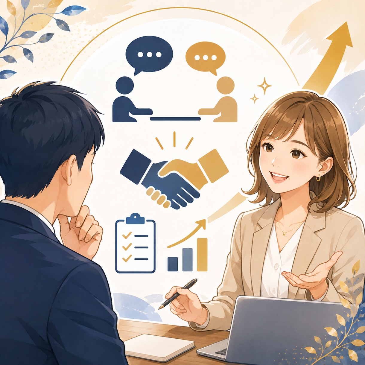 次の商談、一緒に作戦立てます ヒアリング・提案・クロージングまで営業経験者が壁打ち イメージ1