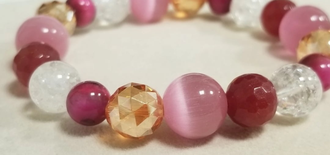 オーダーメイドの天然石ブレスレットお作りします あなたの希望に合わせた一点物のブレスレットお作りします！！ イメージ1