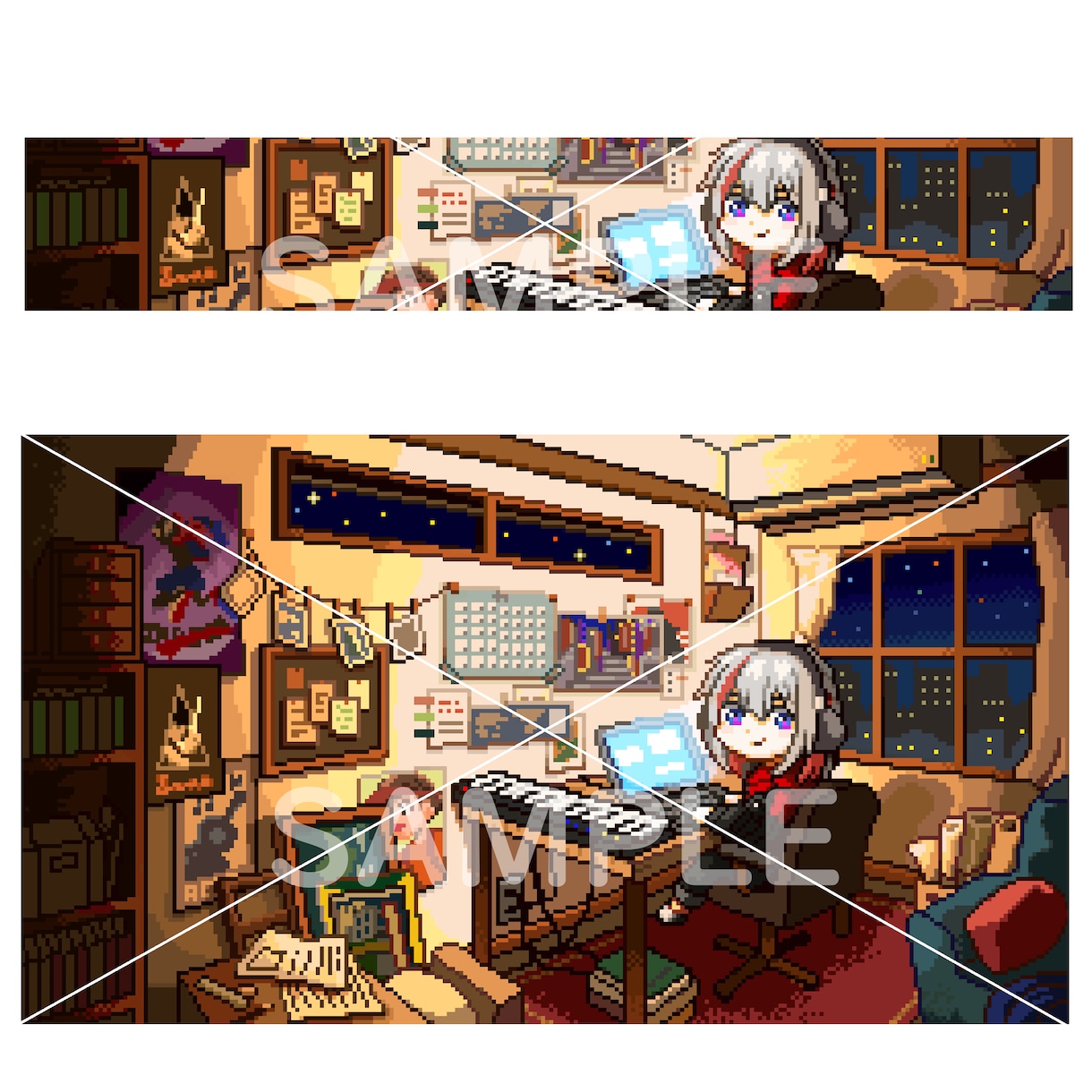 もとプロのドッターがドット絵のヘッダーを作成します 他とは違うレトロで魅力的なドット絵のヘッダーをどうぞ！ イメージ4