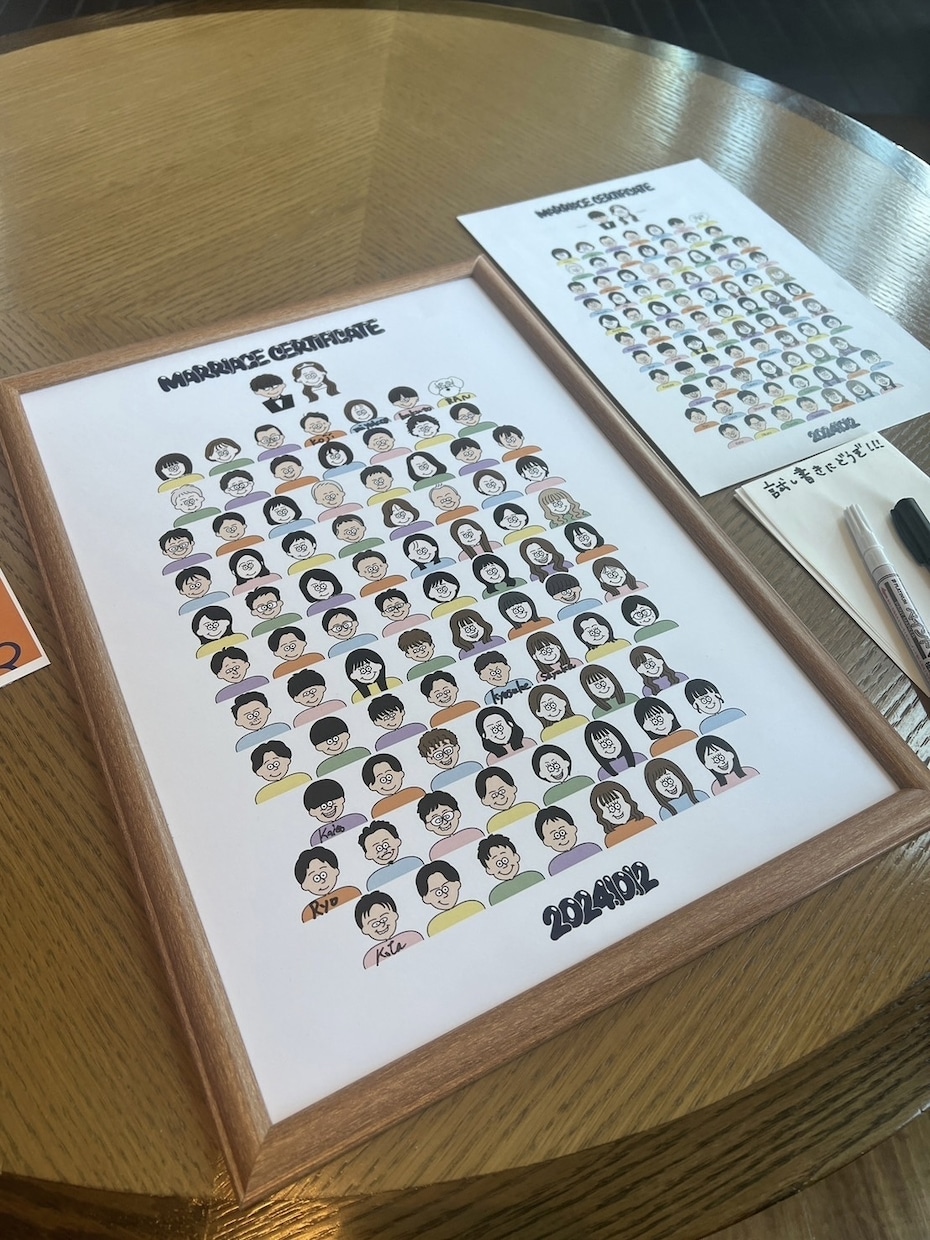結婚証明書作成します 素敵な思い出を形に残しましょう イメージ1