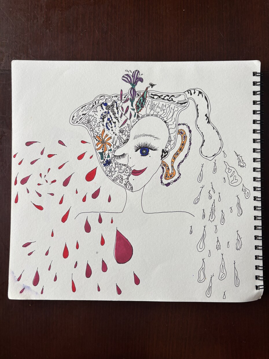 あなたの想いを手描きアートで表現します 心にそっと寄り添う世界に一枚だけの作品です イメージ2