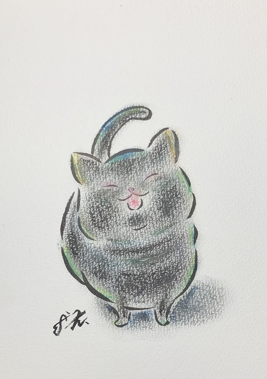絵本風の優しいペットイラストをお描きします 絵本のタッチで見返したくなる！かわいいペットの姿そのままに！ イメージ2